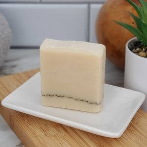 (1) Bay Rum Bar Body Soap w/ Light Bay Rum Scent & Green Tea Leaves